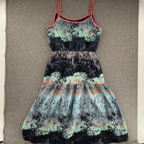 Band of Gypsies High & low‎ Dress Abstract Print Sleeveless Boho-Chic Medium Tie - Picture 9 of 10